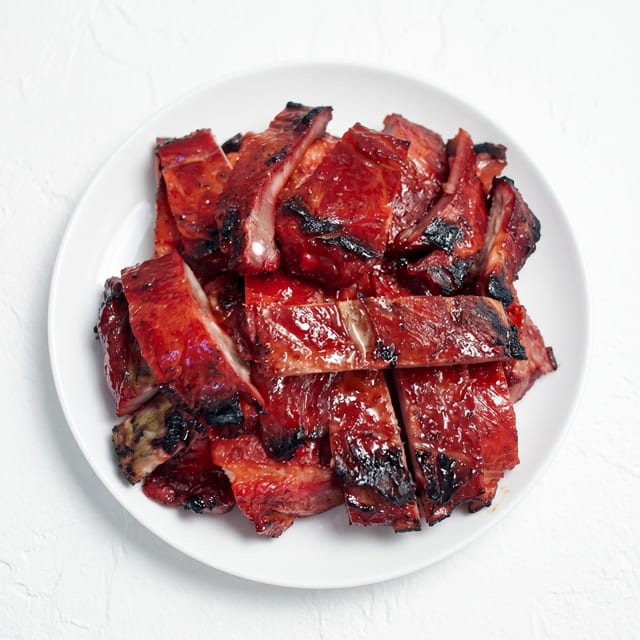 Barbecued Spare Ribs Combo.