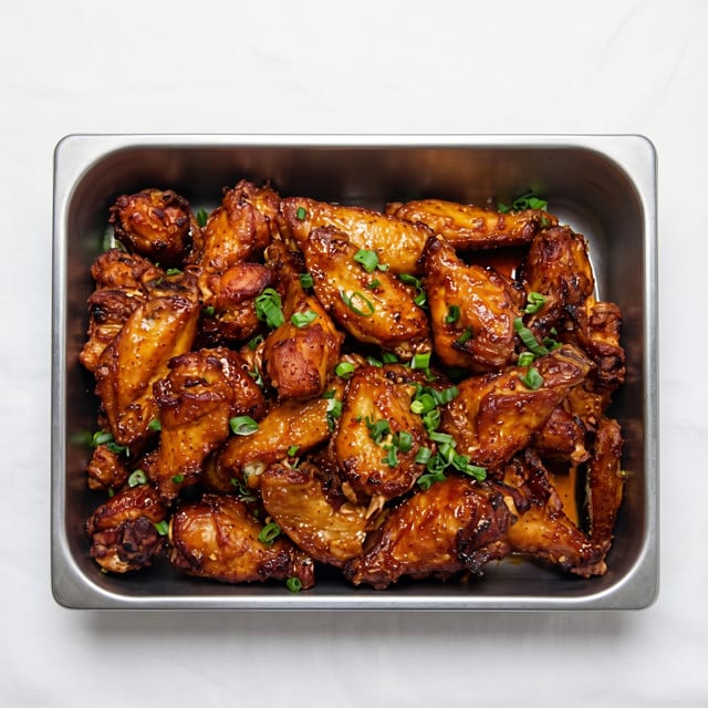 Soy Glazed Chicken Wings.