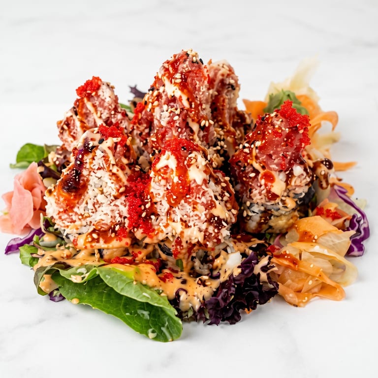 Indulge in Our Volcano Roll